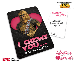 Pocket Sized Premium Valentines Day Star Wars 'Light Side' Custom Card Pack