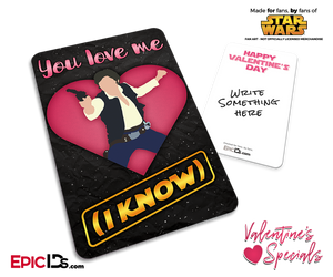 Pocket Sized Premium Valentines Day Star Wars 'Light Side' Custom Card Pack