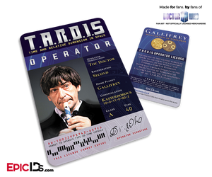 TARDIS 'Doctor Who' Operator License - (02) The Second Doctor