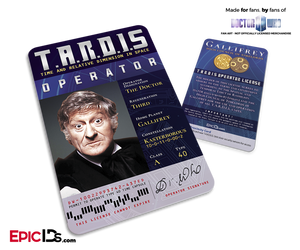 TARDIS 'Doctor Who' Operator License - (03) The Third Doctor