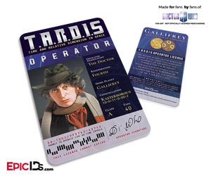TARDIS 'Doctor Who' Operator License - (04) The Forth Doctor