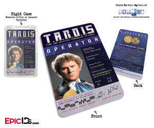 TARDIS 'Doctor Who' Operator License - (06) The Sixth Doctor