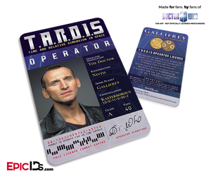 TARDIS 'Doctor Who' Operator License - (09) The Ninth Doctor