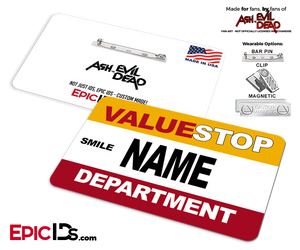 ValueStop 'Ash vs Evil Dead' Cosplay Replica Name Badge [Personalized]