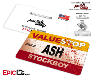 ValueStop 'Ash vs Evil Dead' Cosplay Replica Name Badge - Ash (Stockboy)