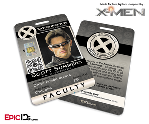 Xavier Institute For Higher Learning 'X-Men' Faculty ID Card - Scott Summers / Cyclops