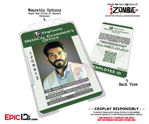 King County Medical Examiners Office 'iZombie' Cosplay Employee IDs [TV Characters]